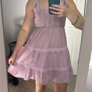 Jessica Simpson eyelet dress